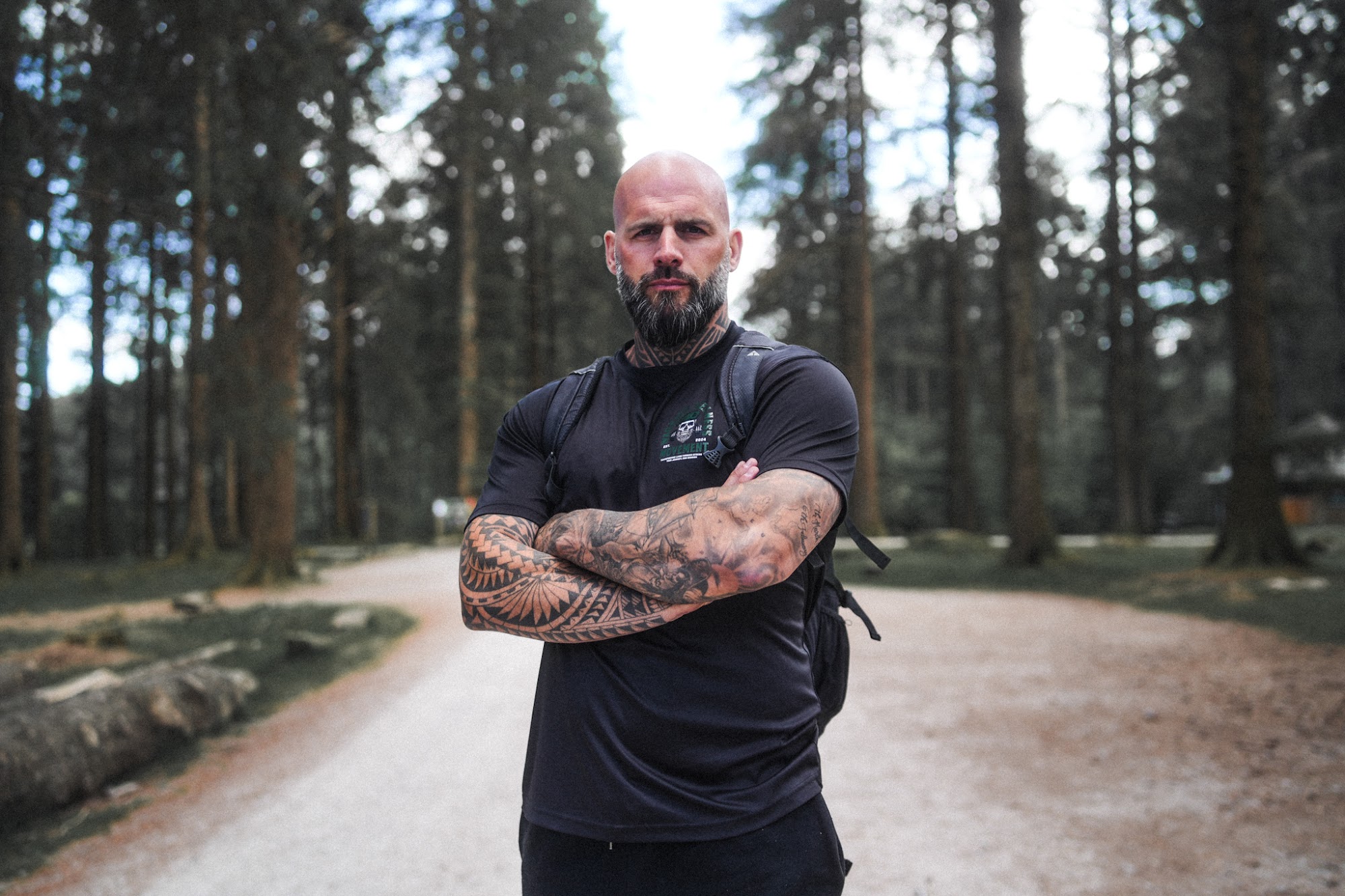 Training outdoors in the wilderness